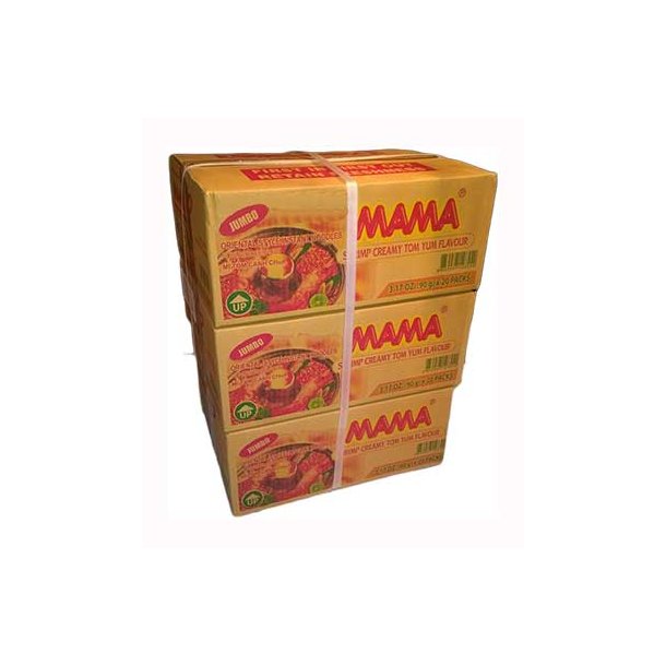 3 ks. Tom Yum Shrimp Creamy (MAMA) - Jumbo 90gr.