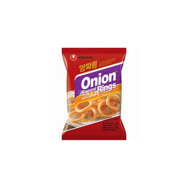 Onion Rings - Hot &amp; Spicy (Nongshim) - 40gr.