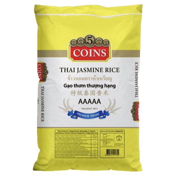 Thai Jasmine Rice Milagrosa (5-Coins) - 18kg.