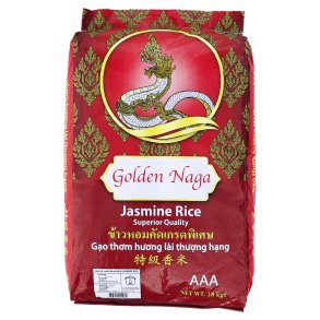 Thai Jasmine Rice Gha� Th�m (Golden Naga) - 18kg.