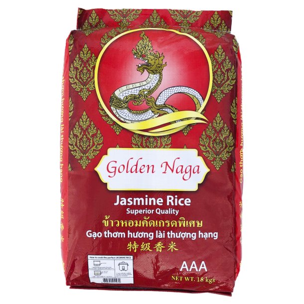 Thai Jasmine Rice Gha� Th�m (Golden Naga) - 18kg.