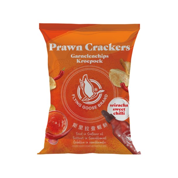 Prawn Crackers Sweet Chili (Flying Goose) - 80gr.