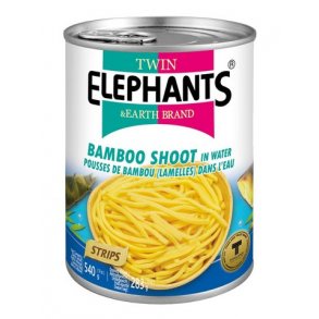 Bamboo Shoots, strips - 540gr. (Twin Elephants)