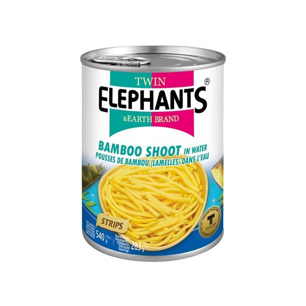 Bamboo Shoots, strips - 540gr. (Twin Elephants)