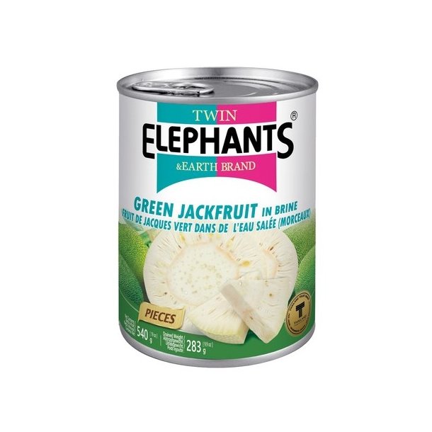 Green Jackfruit - (Twin Elephant) - 540gr.