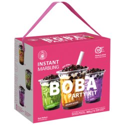 Instant Boba Party-Kit 3 tastes x2  (O's) 360gr.