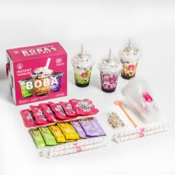 Instant Boba Party-Kit 3 tastes x2  (O's) 360gr.