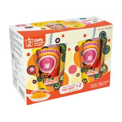 Instant Boba 2-Kit Lychee/Mango (O's) 2 x 480ml.