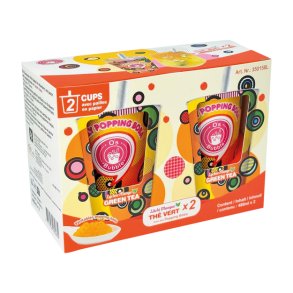 Instant Boba 2-Kit Lychee/Mango (O's) 2 x 480ml.