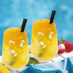 Instant Boba 2-Kit Lychee/Mango (O's) 2 x 480ml.