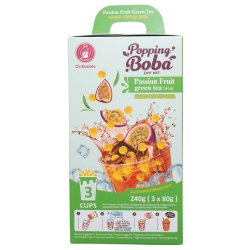 Popping Boba DIY Kit Passionsfruit  (O's) 3 x 80gr.