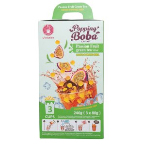 Popping Boba DIY Kit Passionsfruit  (O's) 3 x 80gr.
