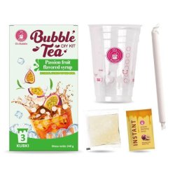 Popping Boba DIY Kit Passionsfruit  (O's) 3 x 80gr.