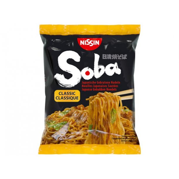 Soba Bag Noodles, Classic (Nissin) 9 x109gr.