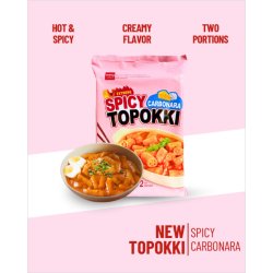 Extreme Spicy Topokki Carbonara (Wang) - 2 x 188gr.