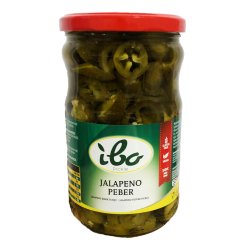 Jalapens sliced (Ibo) - 650gr. 