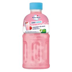 Mogo Mogu Strawberry &amp; Cream w/Nata de Coco - (Sapp�) - 320ml.