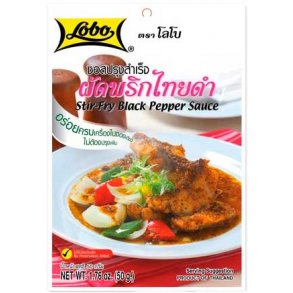 Stir Fry Black Pepper Sauce (Lobo) - 50gr.