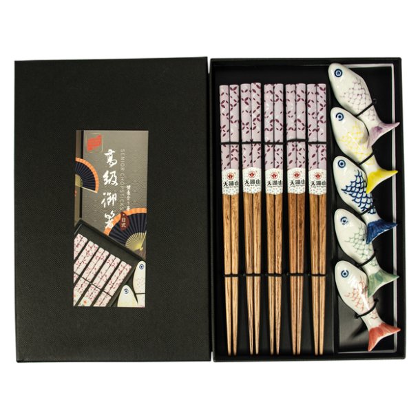 Fish Chopstick Set (5 pers.)