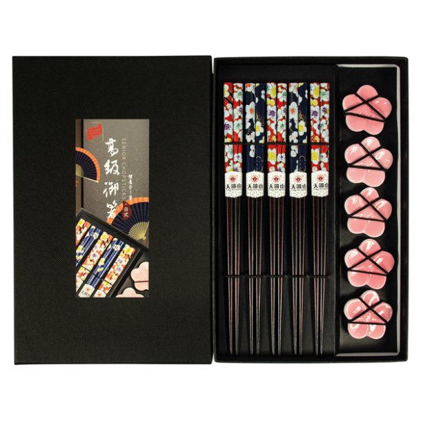 Flowers Chopstick Set (5 pers.)