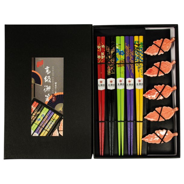 Leaves Chopstick Set (5 pers.)