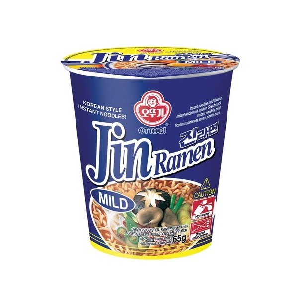 Jin Mild Ramen Cup (Ottogi) - 65gr.