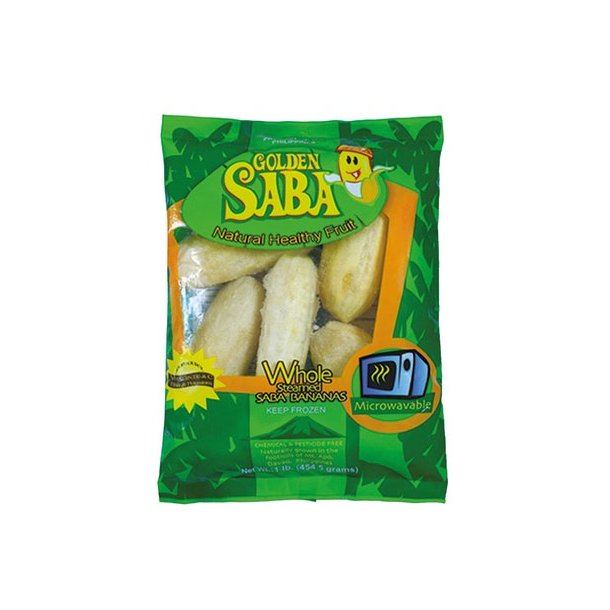 Whole Steamed Saba Bananas (Golden Saba) - 454gr.