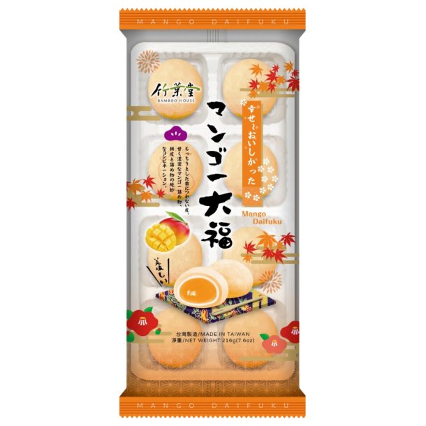 Marshmallow Mango Mochi (Bamboo House) - 216gr.