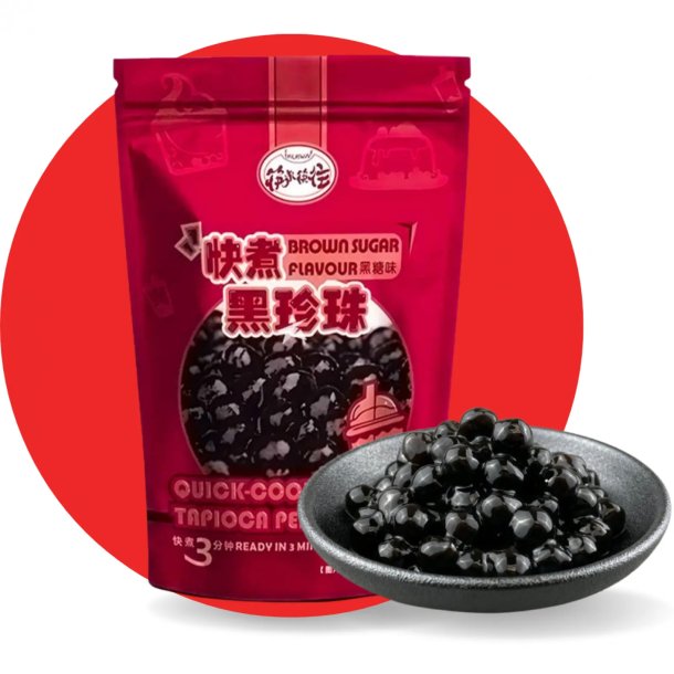 Quick Cook Tapioka Pearls - Brown Sugar (KLKW) 250gr.