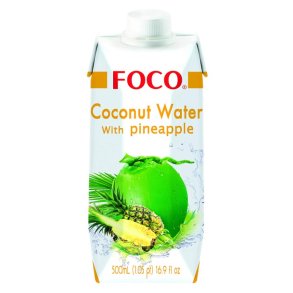Kokos vand m. Ananas (Foco) - 500ml.