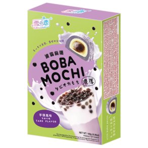 Boba Mochi Rice Cakes - Taro (Yuki & Love) - 180gr.