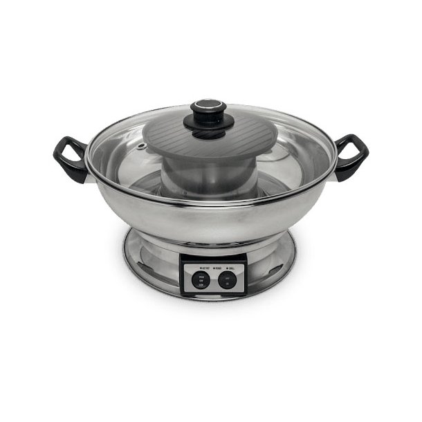 Electric Hot Pot w/Grill Plate (Remo) 3,8L