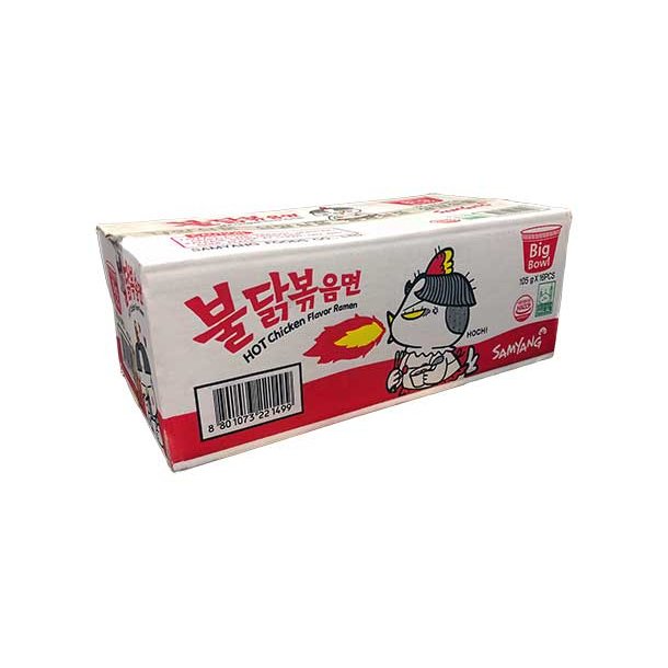 Hot &amp; Extremely Spicy Chicken CupBox (SamYang) - 16 x 105gr.