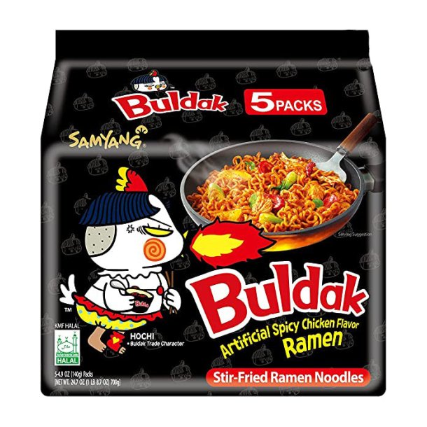 Hot &amp; Extremely Spicy Chicken (SamYang) - 5x140gr.