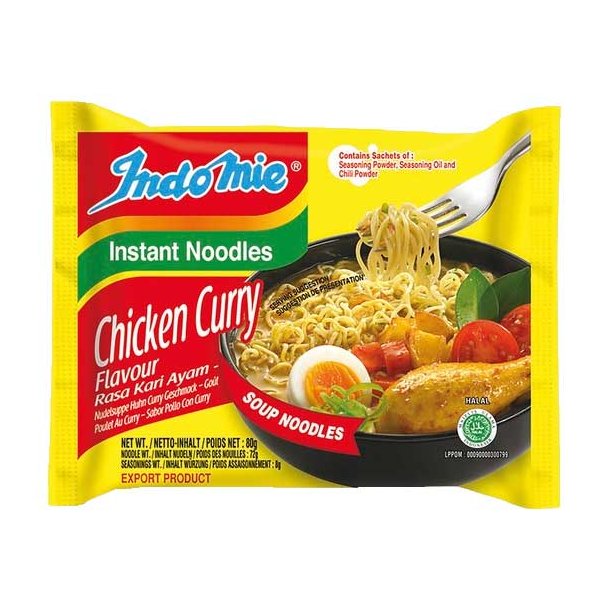 Indomie - Chicken &amp; Curry 1 ks. 40x80gr.