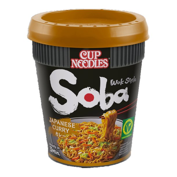 Soba Cup Noodles, Japanese Curry (Nissin) 90gr.