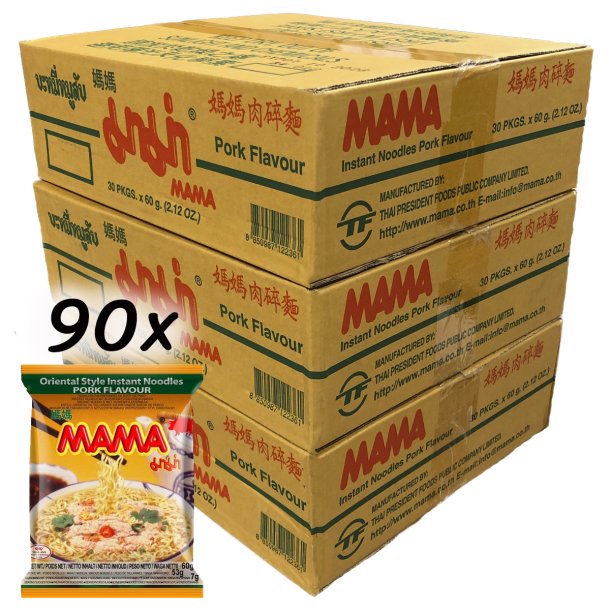 3 ks. Pork Flavour (MAMA) - 60gr.