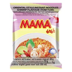 3 ks. Tom Yum Shrimp Flavour (MAMA) - 60gr.