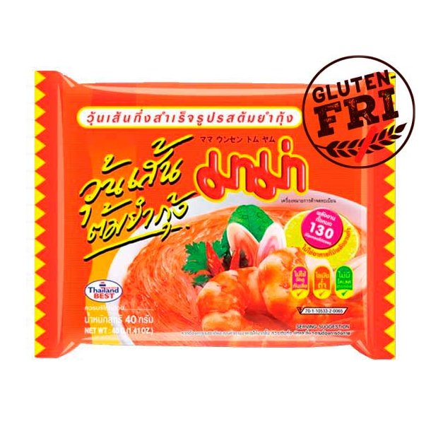 Bean Vermicelli Tom Yam Koong Flavour (MAMA) - 40gr.