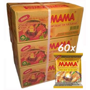 3 ks. Tom Yum Shrimp Creamy (MAMA) - Jumbo 90gr.