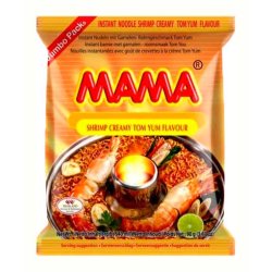 3 ks. Tom Yum Shrimp Creamy (MAMA) - Jumbo 90gr.