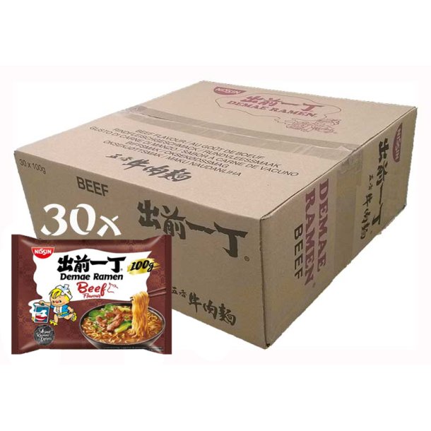 Ramen Beef (Nissin) 30 x 100gr.