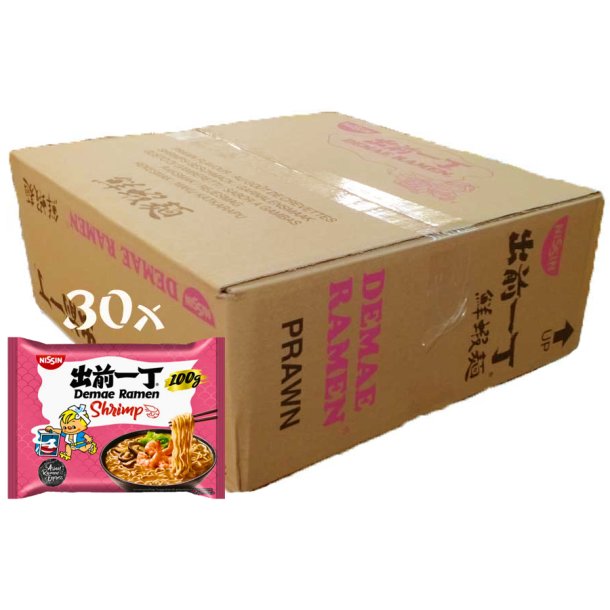 Ramen Prawn/Shrimp (Nissin) 30 x 100gr.