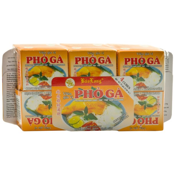 Bouillon Cubes (Ph G) - 4 x 18,75gr.