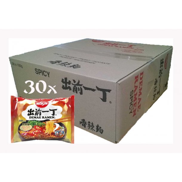 Ramen Spicy (Nissin) 30 x 100gr.