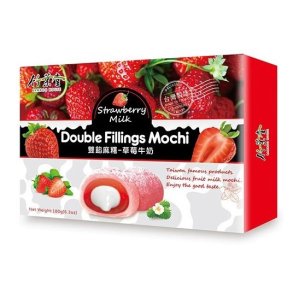 Double Filling Mochi - Strawberry Milk (Bamboo House) - 180gr.