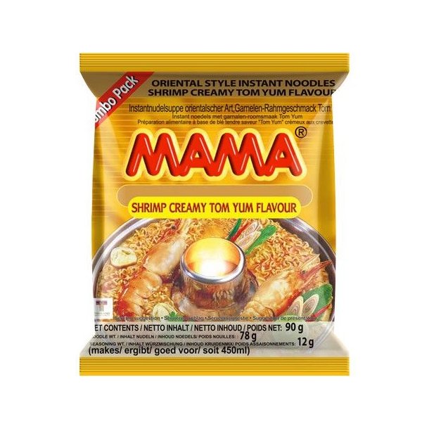 Tom Yum Shrimp Creamy Jumbo (MAMA) - 90gr.