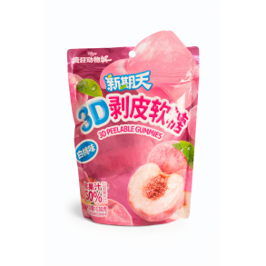 3D Peeling Gummy Peach Flavour (XINQITIAN) - 130gr.