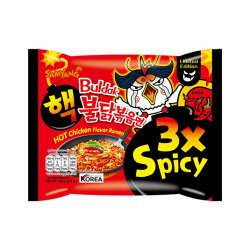 3x Spicy &amp; Hot Chicken (SamYang) - 140gr. 