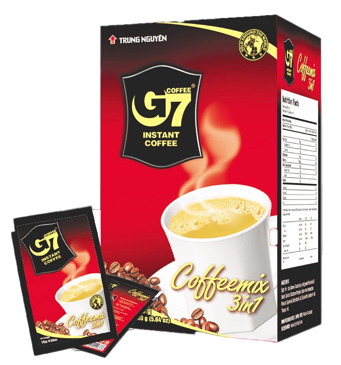 Instant G7 Coffee Mix (Trung Nguyen) - 10 x 16gr.